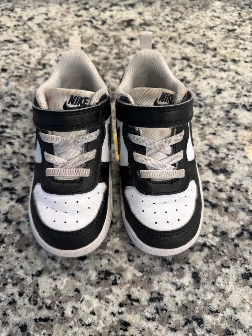 Nike Kids Black and White Sneakers